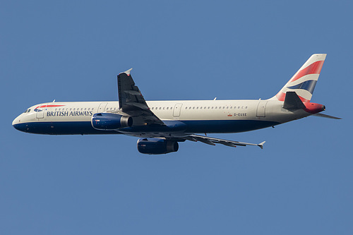 British Airways Airbus A321-200 G-EUXE at London Heathrow Airport (EGLL/LHR) British Airways Airbus A321-200 G-EUXE at London Heathrow Airport (EGLL/LHR)