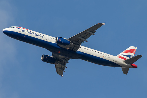 British Airways Airbus A321-200 G-EUXF at London Heathrow Airport (EGLL/LHR) British Airways Airbus A321-200 G-EUXF at London Heathrow Airport (EGLL/LHR)