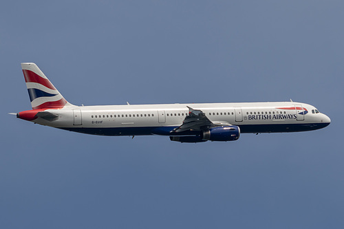 British Airways Airbus A321-200 G-EUXF at London Heathrow Airport (EGLL/LHR) British Airways Airbus A321-200 G-EUXF at London Heathrow Airport (EGLL/LHR)