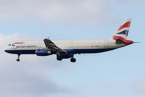 British Airways Airbus A321-200 G-EUXG at London Heathrow Airport (EGLL/LHR) British Airways Airbus A321-200 G-EUXG at London Heathrow Airport (EGLL/LHR)