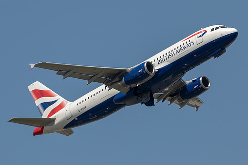 British Airways Airbus A320-200 G-EUYA at London Heathrow Airport (EGLL/LHR)