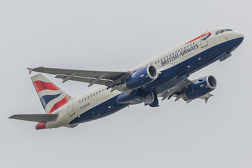 British Airways Airbus A320-200 G-EUYB at London Heathrow Airport (EGLL/LHR) British Airways Airbus A320-200 G-EUYB at London Heathrow Airport (EGLL/LHR)