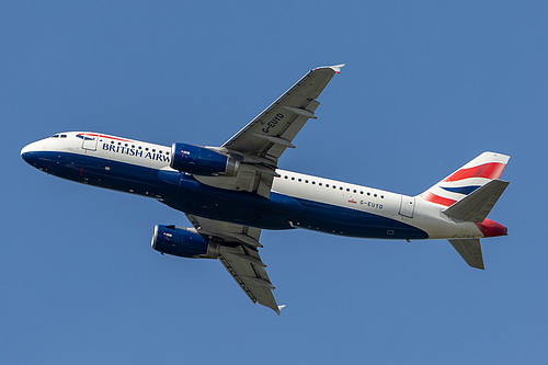 British Airways Airbus A320-200 G-EUYD at London Heathrow Airport (EGLL/LHR) British Airways Airbus A320-200 G-EUYD at London Heathrow Airport (EGLL/LHR)