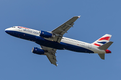 British Airways Airbus A320-200 G-EUYF at London Heathrow Airport (EGLL/LHR) British Airways Airbus A320-200 G-EUYF at London Heathrow Airport (EGLL/LHR)
