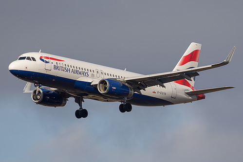British Airways Airbus A320-200 G-EUYO at London Heathrow Airport (EGLL/LHR) British Airways Airbus A320-200 G-EUYO at London Heathrow Airport (EGLL/LHR)