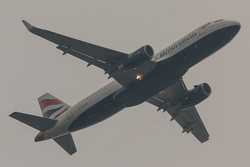 British Airways Airbus A320-200 G-EUYO at London Heathrow Airport (EGLL/LHR) British Airways Airbus A320-200 G-EUYO at London Heathrow Airport (EGLL/LHR)