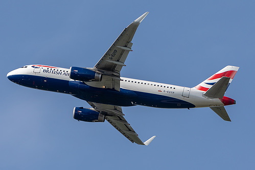 British Airways Airbus A320-200 G-EUYP at London Heathrow Airport (EGLL/LHR) British Airways Airbus A320-200 G-EUYP at London Heathrow Airport (EGLL/LHR)