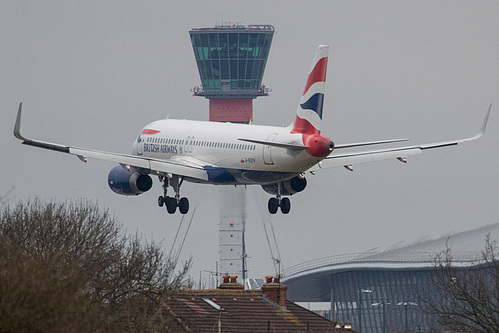 British Airways Airbus A320-200 G-EUYP at London Heathrow Airport (EGLL/LHR) British Airways Airbus A320-200 G-EUYP at London Heathrow Airport (EGLL/LHR)