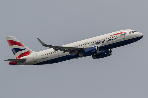 British Airways Airbus A320-200 G-EUYR at London Heathrow Airport (EGLL/LHR) British Airways Airbus A320-200 G-EUYR at London Heathrow Airport (EGLL/LHR)