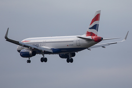 British Airways Airbus A320-200 G-EUYR at London Heathrow Airport (EGLL/LHR) British Airways Airbus A320-200 G-EUYR at London Heathrow Airport (EGLL/LHR)