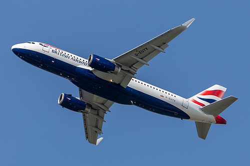 British Airways Airbus A320-200 G-EUYV at London Heathrow Airport (EGLL/LHR)