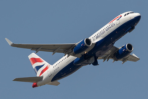 British Airways Airbus A320-200 G-EUYW at London Heathrow Airport (EGLL/LHR)