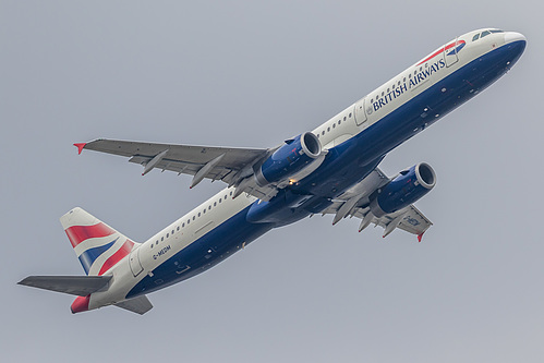 British Airways Airbus A321-200 G-MEDM at London Heathrow Airport (EGLL/LHR)