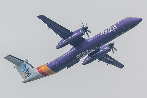 Flybe DHC Dash-8-400 G-PRPM at London Heathrow Airport (EGLL/LHR) Flybe DHC Dash-8-400 G-PRPM at London Heathrow Airport (EGLL/LHR)