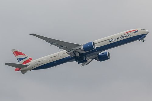 British Airways Boeing 777-300ER G-STBB at London Heathrow Airport (EGLL/LHR) British Airways Boeing 777-300ER G-STBB at London Heathrow Airport (EGLL/LHR)