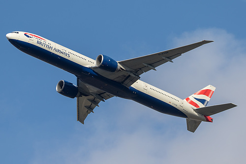 British Airways Boeing 777-300ER G-STBE at London Heathrow Airport (EGLL/LHR)