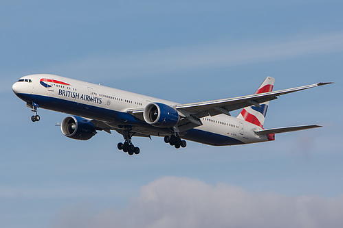 British Airways Boeing 777-300ER G-STBJ at London Heathrow Airport (EGLL/LHR)