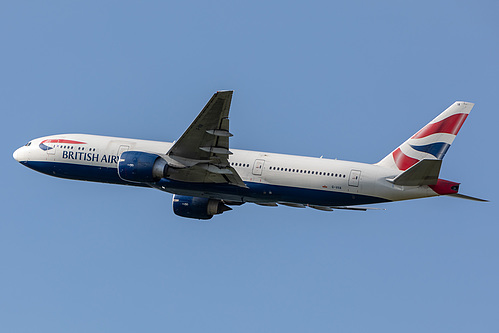 British Airways Boeing 777-200ER G-VIIA at London Heathrow Airport (EGLL/LHR)
