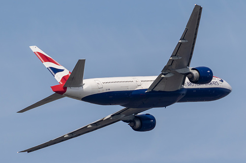 British Airways Boeing 777-200ER G-VIIB at London Heathrow Airport (EGLL/LHR)