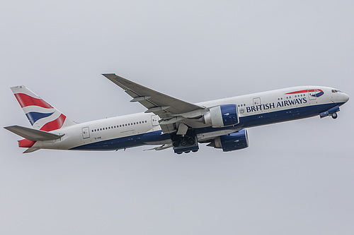 British Airways Boeing 777-200ER G-VIIE at London Heathrow Airport (EGLL/LHR)