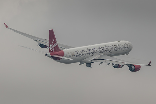 Virgin Atlantic Airbus A340-600 G-VNAP at London Heathrow Airport (EGLL/LHR)
