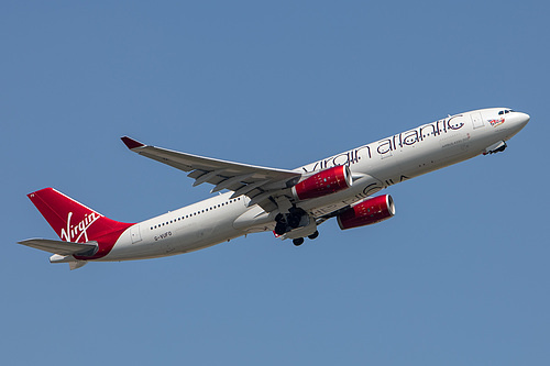 Virgin Atlantic Airbus A330-300 G-VUFO at London Heathrow Airport (EGLL/LHR) Virgin Atlantic Airbus A330-300 G-VUFO at London Heathrow Airport (EGLL/LHR)