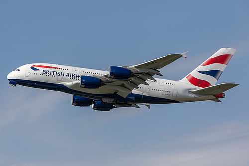 British Airways Airbus A380-800 G-XLEA at London Heathrow Airport (EGLL/LHR)