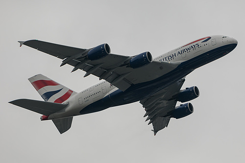 British Airways Airbus A380-800 G-XLEC at London Heathrow Airport (EGLL/LHR)