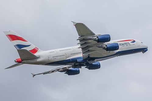 British Airways Airbus A380-800 G-XLEH at London Heathrow Airport (EGLL/LHR)