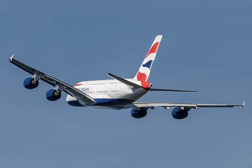 British Airways Airbus A380-800 G-XLEL at London Heathrow Airport (EGLL/LHR) British Airways Airbus A380-800 G-XLEL at London Heathrow Airport (EGLL/LHR)