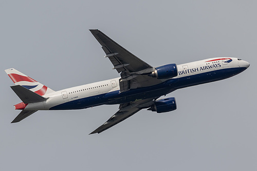 British Airways Boeing 777-200ER G-YMMK at London Heathrow Airport (EGLL/LHR) British Airways Boeing 777-200ER G-YMMK at London Heathrow Airport (EGLL/LHR)