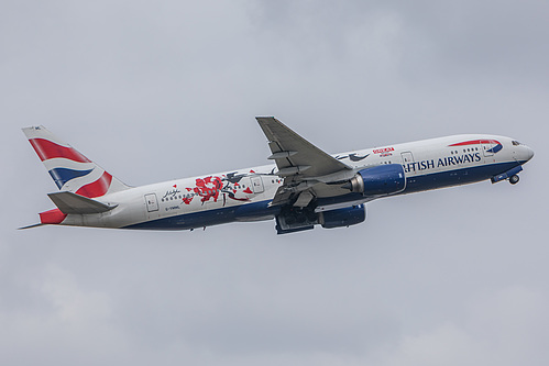 British Airways Boeing 777-200ER G-YMML at London Heathrow Airport (EGLL/LHR)