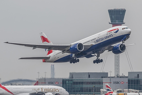British Airways Boeing 777-200ER G-YMMN at London Heathrow Airport (EGLL/LHR)