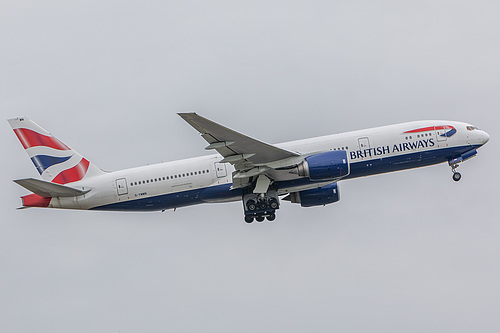 British Airways Boeing 777-200ER G-YMMN at London Heathrow Airport (EGLL/LHR)