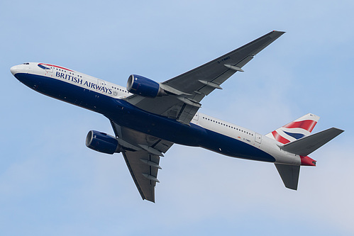 British Airways Boeing 777-200ER G-YMMO at London Heathrow Airport (EGLL/LHR) British Airways Boeing 777-200ER G-YMMO at London Heathrow Airport (EGLL/LHR)