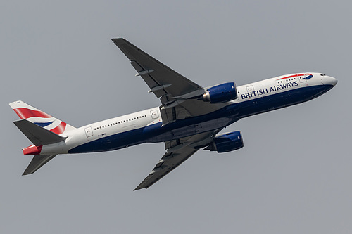 British Airways Boeing 777-200ER G-YMMO at London Heathrow Airport (EGLL/LHR)