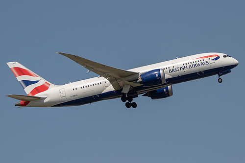 British Airways Boeing 787-8 G-ZBJA at London Heathrow Airport (EGLL/LHR)