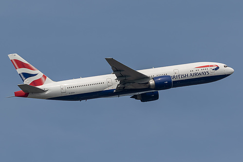 British Airways Boeing 777-200 G-ZZZA at London Heathrow Airport (EGLL/LHR)