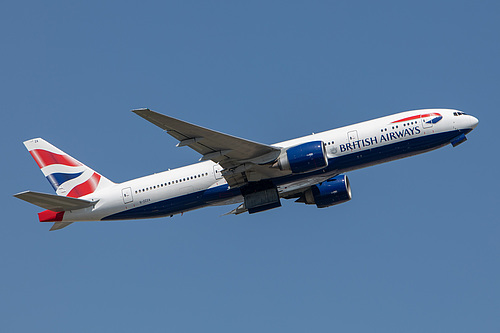 British Airways Boeing 777-200 G-ZZZA at London Heathrow Airport (EGLL/LHR)