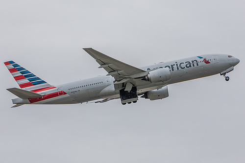 American Airlines Boeing 777-200ER N765AN at London Heathrow Airport (EGLL/LHR)