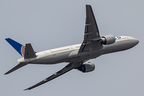 United Airlines Boeing 777-200ER N77014 at London Heathrow Airport (EGLL/LHR)