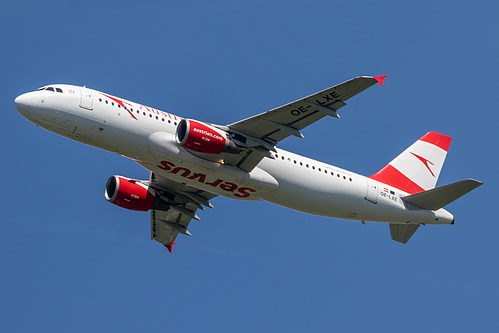 Austrian Airlines Airbus A320-200 OE-LXE at London Heathrow Airport (EGLL/LHR)