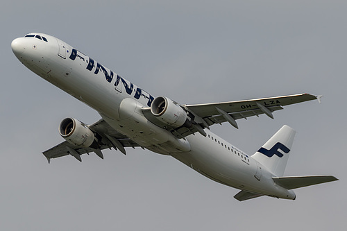 Finnair Airbus A321-200 OH-LZA at London Heathrow Airport (EGLL/LHR)