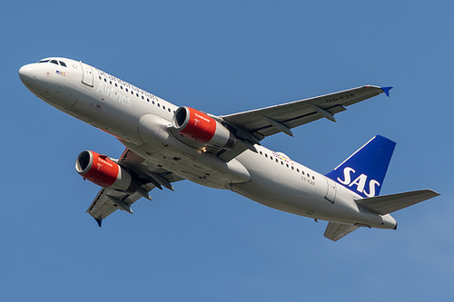Scandinavian Airlines Airbus A320-200 OY-KAR at London Heathrow Airport (EGLL/LHR)