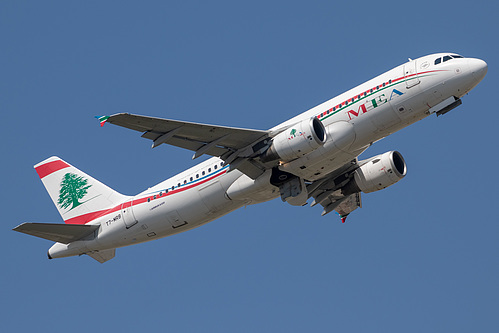 Middle East Airlines Airbus A320-200 T7-MRB at London Heathrow Airport (EGLL/LHR)