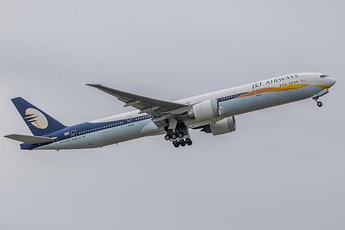 Jet Airways Boeing 777-300ER VT-JEK at London Heathrow Airport (EGLL/LHR)