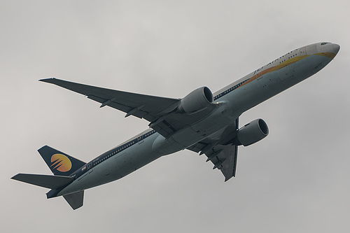 Jet Airways Boeing 777-300ER VT-JEX at London Heathrow Airport (EGLL/LHR) Jet Airways Boeing 777-300ER VT-JEX at London Heathrow Airport (EGLL/LHR)