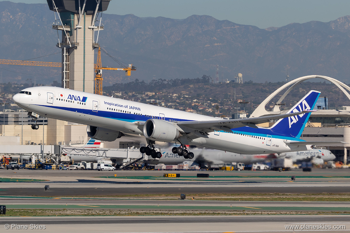 All Nippon Airways Boeing 777-300ER JA781A at Los Angeles International Airport (KLAX/LAX)