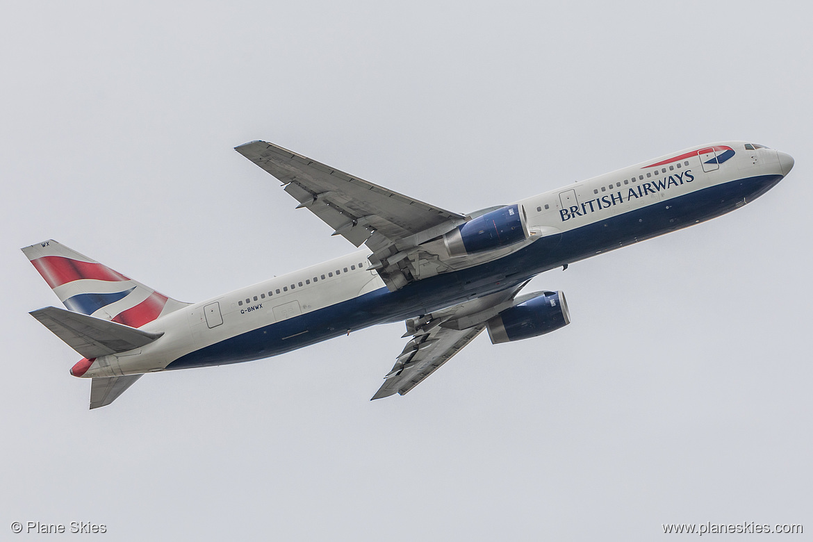 British Airways Boeing 767-300ER G-BNWX at London Heathrow Airport (EGLL/LHR)