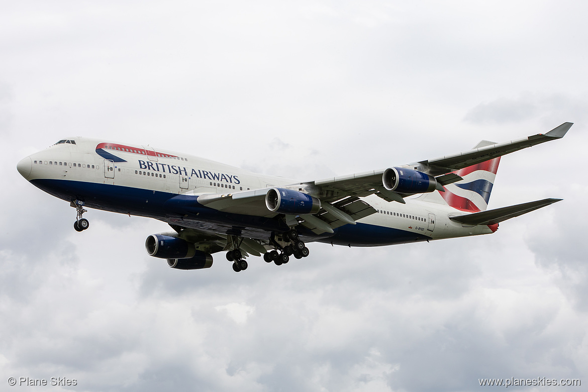 British Airways Boeing 747-400 G-BYGD at London Heathrow Airport (EGLL/LHR)